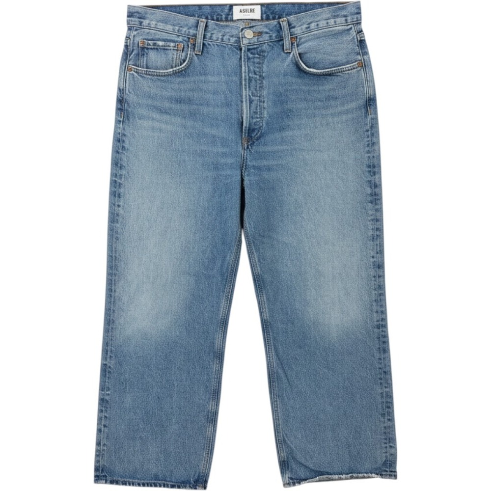 AGOLDE Jeans Womens 30 Blue Low Slung Baggy Organic Cotton Relaxed Wide Leg